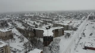 Heavy Snow St Catharines Ontario Canada 01 17 2022