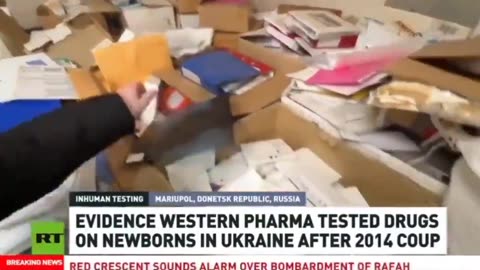 In Mariupol there have been bio-weapons labs testing on Ukrainian children, orphaned children since 2014