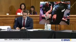 Sen. Josh Hawley to Merrick Garland: "You have weaponized the FBI and the Department of Justice" against innocent parents, "It's wrong...and I call on you to resign."