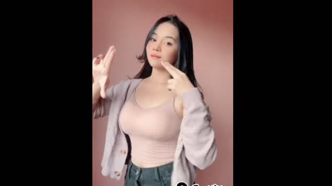 Indonesian girl beauty asian viral dance