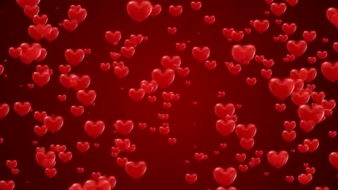 697. Neon Move Red Love Heart I Purple Heart Background Neon Heart #heart