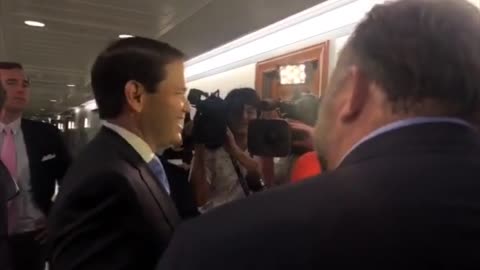 Marco Rubio and Alex Jones Nearly Come to Blows