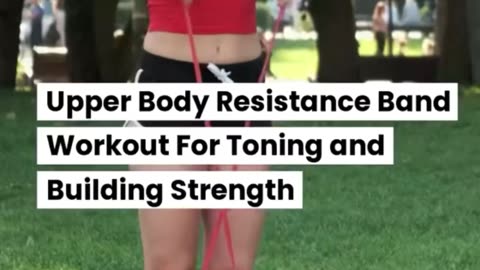 resistance loop band workout