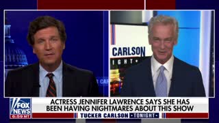 Tucker Carlson reacts to Jennifer Lawrence saying she has nightmares about him