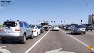 Fender Bender Accident at Kingshighway and 64 2021.04.15 — SAINT LOUIS, MO