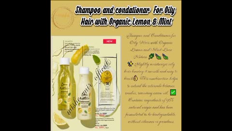 LoLove Nature Shampoo For Oily Hair with Organic Lemon & Mint | Oriflame 41354