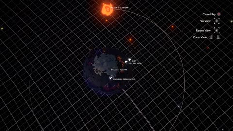 Outer Wilds Deep Impact Achievement using the gravity cannon