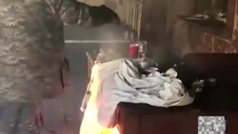Armenians burn houses in tears, never leave it to Azerbaijan