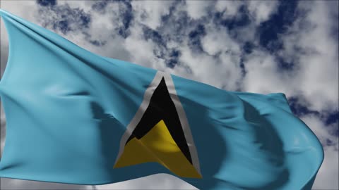 Flag of Saint Lucia