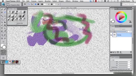 Tutorial from the painting software Corel Painter, part 8.