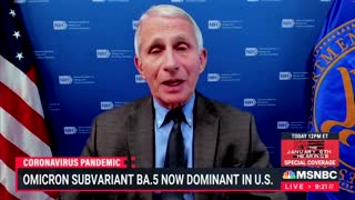 Fauci Reminds The Nation That He Still Wants People To Be Afraid