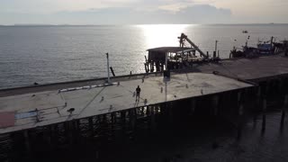 All alone on a deserted pier in Thailand - Where is everyone?