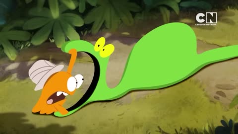 Lamput Presents - an orange rocking horse - The Cartoon Network