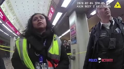 Bodycam Footage of CTA Supervisor Arrested by Chicago Police Officer