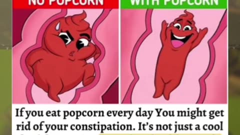 Popcorn: A Constipation Cure 🍿 #shorts