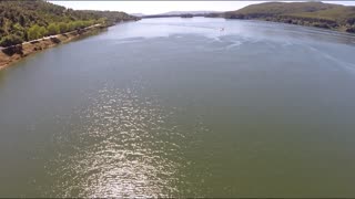 Tourist cruise ship in Valdivia Province in Chile