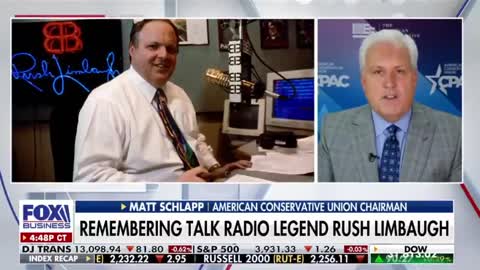 Matt Schlapp: Remembering Rush Limbaugh