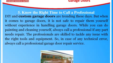 Seasonal Maintenance Tips for Wood Garage Doors