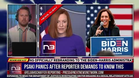 Biden Admin Rebrands To Biden-Harris Admin + Even Jen Psaki Flustered !