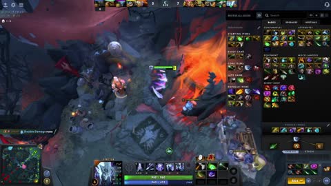 DOTA2 Spectre multi-hero dagger and triple kill