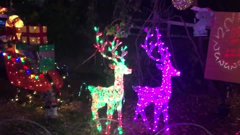 Christmas Lights Display on 901 SW Highway, Byford