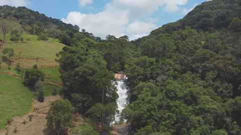Sete Quedas Waterfall, Gonçalves MG- Brazil. DRONE MASS tour