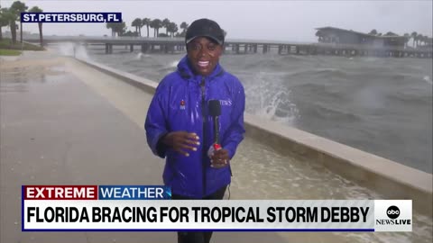 Florida braces for Tropical Storm Debby