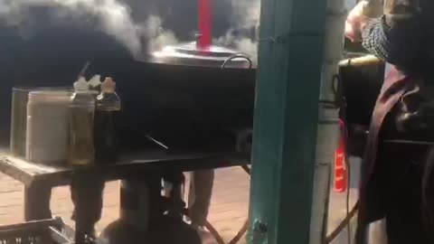 Eat your favorite knife-cut noodles at the morning market