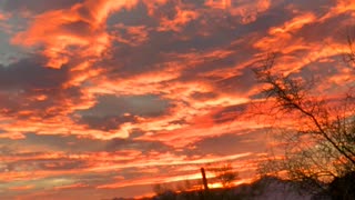 Time lapse of the Sunset in Phoenix, Arizona.