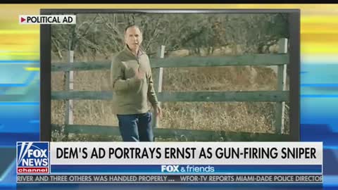 Pete Hegseth lights up Joni Ernst's Dem opponent for controversial gun ad