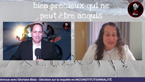 Entrevue avec Gloriane Blais - Décision sur la requête en INCONSTITUTIONNALITÉ