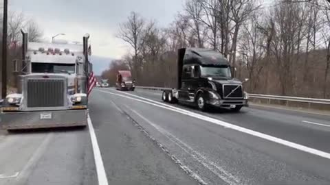 Hagerstown MD to Washington DC, Trucker's Convoy