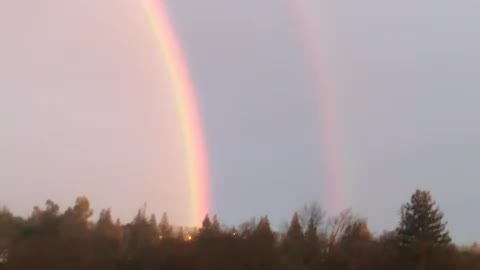 AMAZING Double Rainbow today!