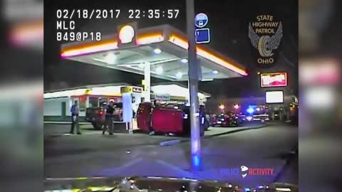 Dangerous Police Chase Ends in Crash at Cleveland Gas Station