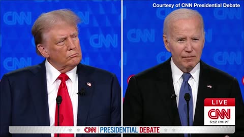 "Look... If... We Finally Beat Medicare": Trump Does a Double Take as Biden Glitches on Stage