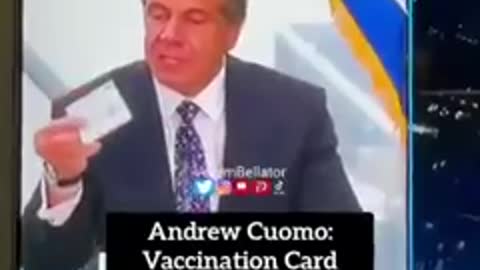 CUOMO - Vaccination card allows FREEDOM