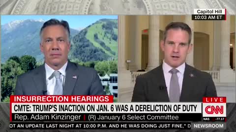 Delusional Kinzinger Claims Jan 6 Was The Worst Thing Since The Civil War