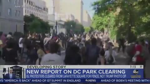 Investigation Concludes Police Didn’t Clear Lafayette Park for Trump Photo Op