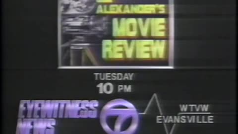 February 19, 1990 - Evansville Bumper for Jim Alexander's Movie Review