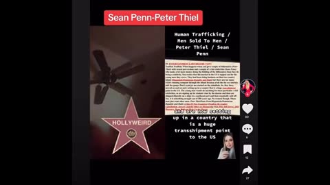 Peter Theil, Sean Penn and child trafficking ..