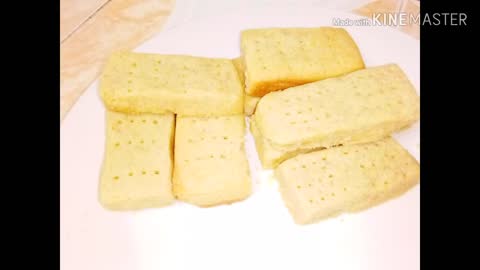 How to Make ShortBread Cookies| Home made+without oven