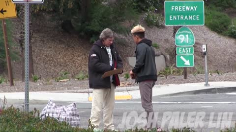 Inspirational Moment When Homeless Man Spends $100