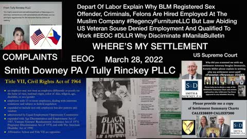 US Veteran Spouse / Supreme Court / Smith Downey PA / Regency Furniture LLC / DCBAR