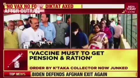 India: ai non vaccinati erano negati la pensione, il cibo, il Combustibile