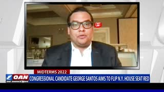 Congressional candidate George Santos aims to flip N.Y. House seat red