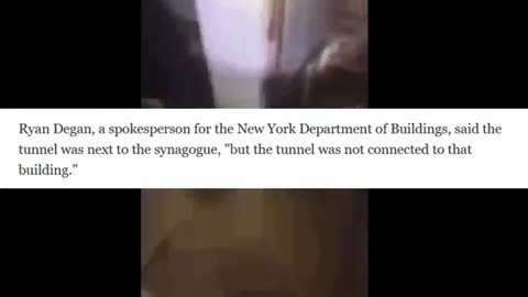 SCARY~SECRET TUNNEL FOUND UNDER SYNAGOGE IN NYC UPDATE ‼️