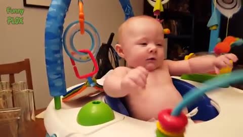 Funny babies laughing hystericall and compilation