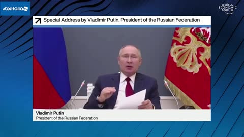 Discorso integrale di Putin a Davos - Big Tech pericolo per mondo intero!
