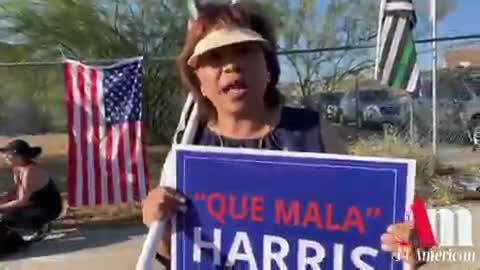 Kamala Greeted by Quite the Welcoming Committee in Texas — LOL!