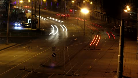 Night traffic beatifull seen